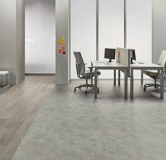 Vinilinės grindys plytelėmis Forbo Allura Click Pro grigio concrete