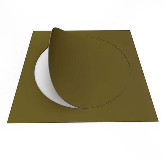 Vinilinės grindys plytelėmis Forbo Allura Material khaki circle