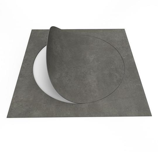 Vinilinės grindys plytelėmis Forbo Allura Material natural concrete circle